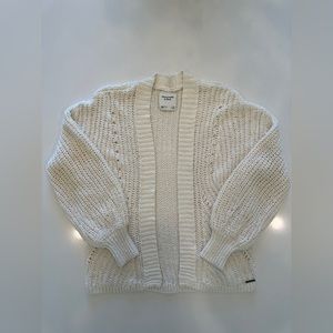Abercrombie & Fitch Puff Sleeve Cardigan